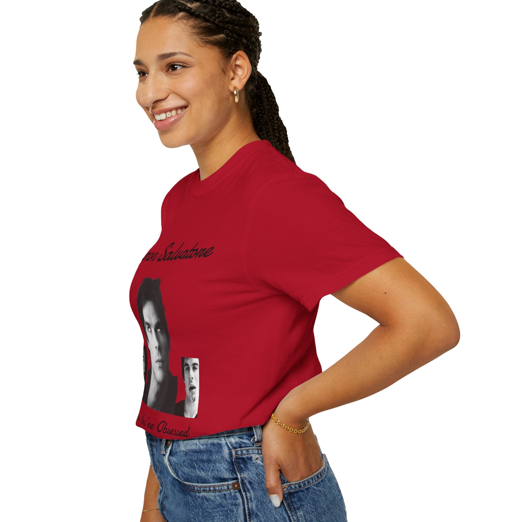 The Vampire Diaries Photo Tee — "Damon Salvatore: I Know You're Obsessed With Me"