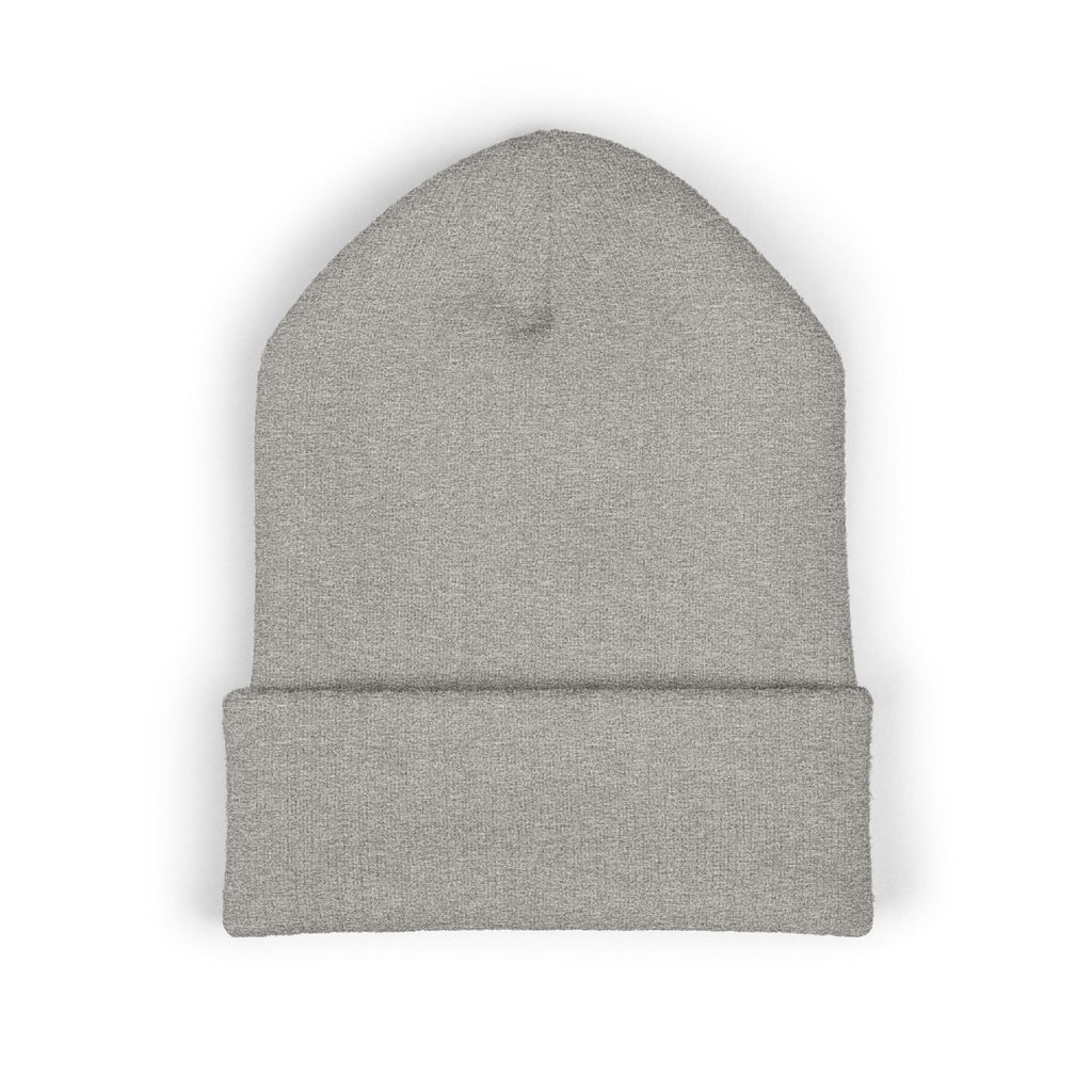 Embroidered Mikaelson Crest Cuffed Beanie — Classic Script Logo Winter Hat