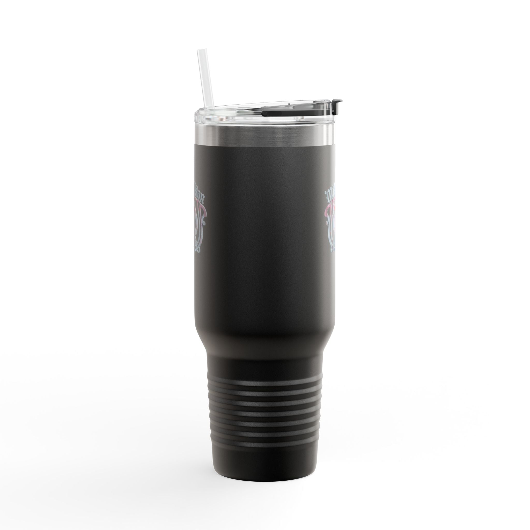 40oz Insulated Travel Mug — Custom Monogram 'Mikaelson' Stainless Tumbler