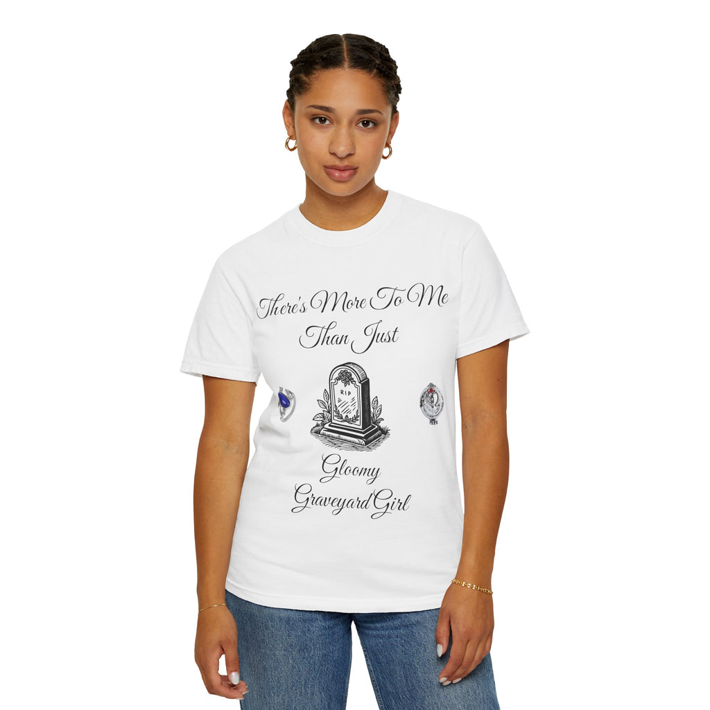 Elena Gilbert-Gloomy Graveyard Girl T-Shirt — "There’s More to Me Than Just Gloomy Graveyard Girl"