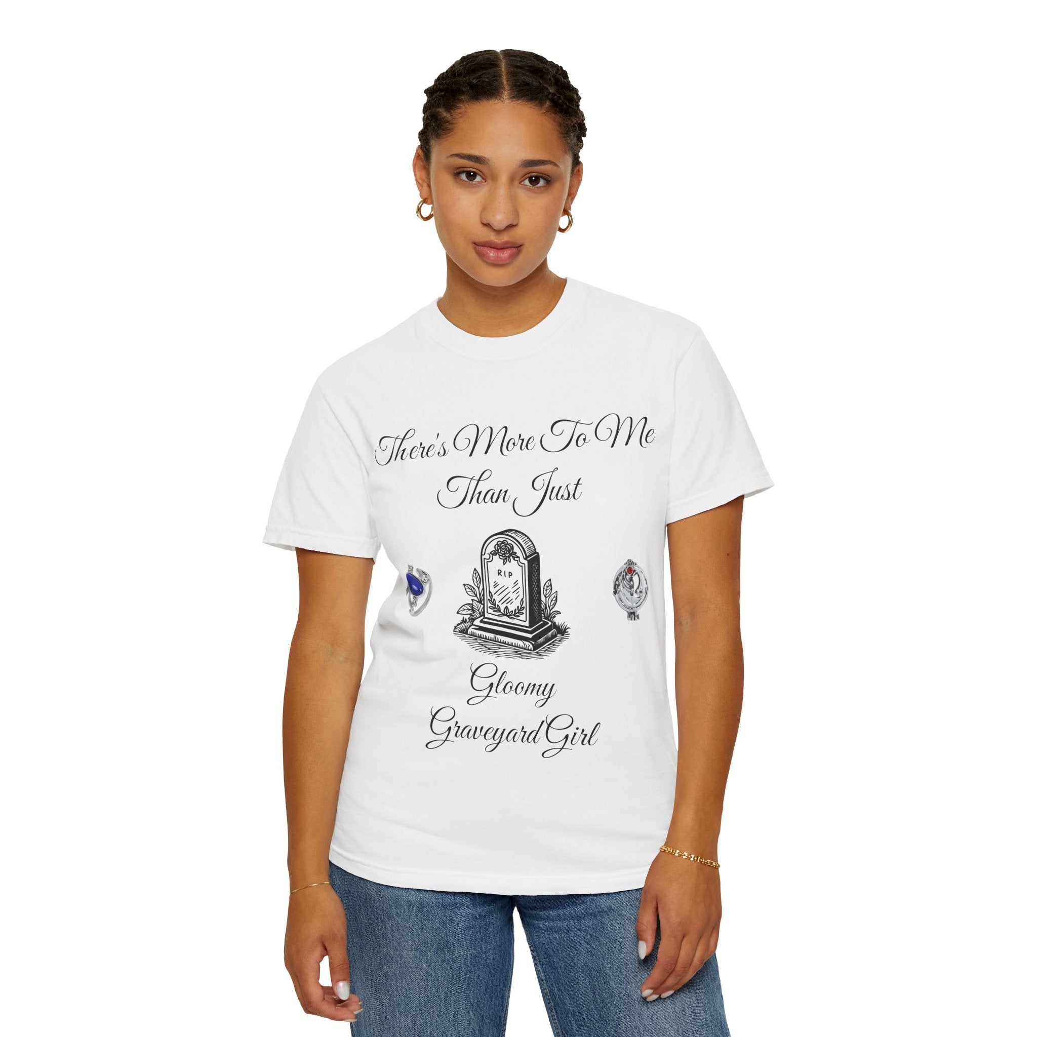Elena Gilbert-Gloomy Graveyard Girl T-Shirt — "There’s More to Me Than Just Gloomy Graveyard Girl"