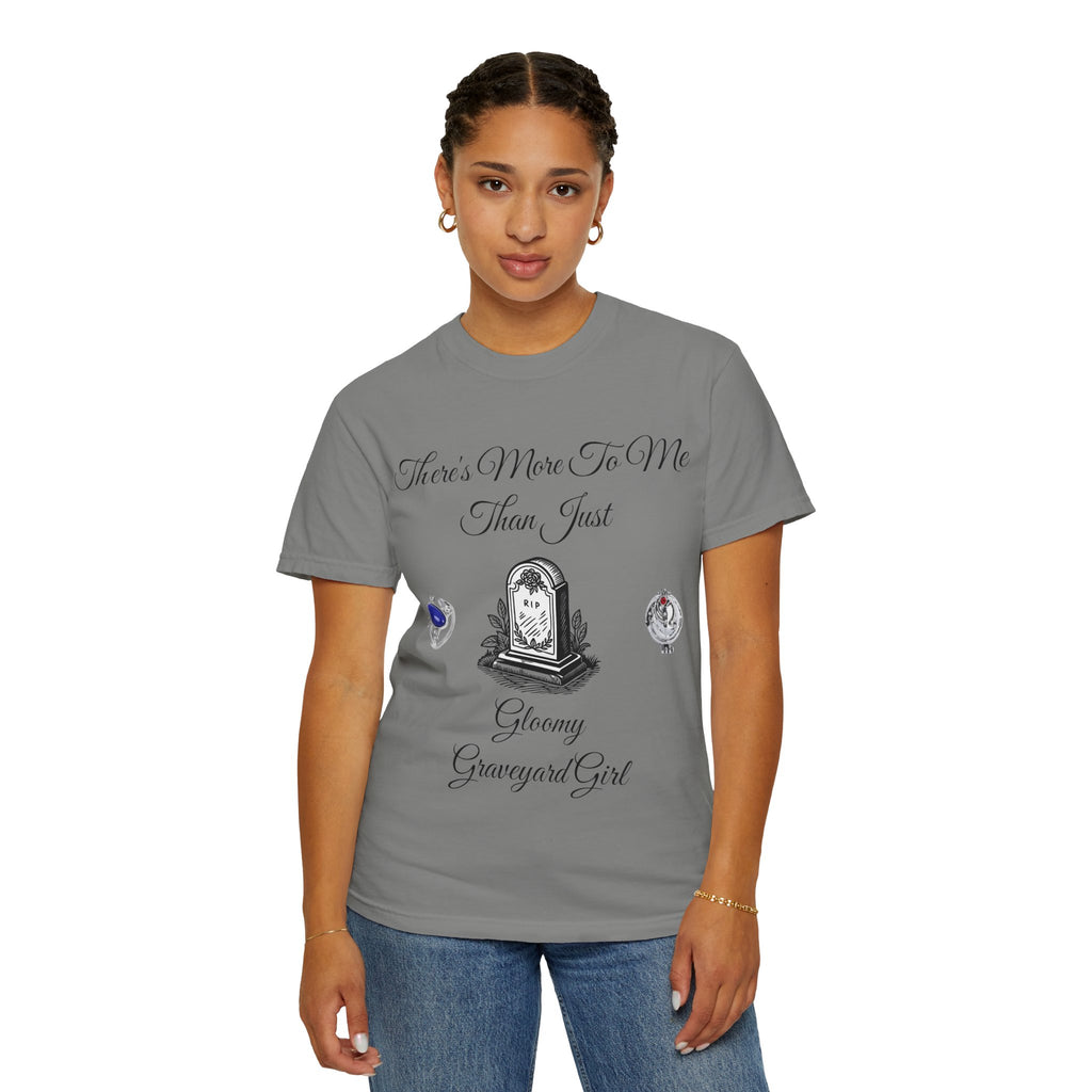 Elena Gilbert-Gloomy Graveyard Girl T-Shirt — "There’s More to Me Than Just Gloomy Graveyard Girl"