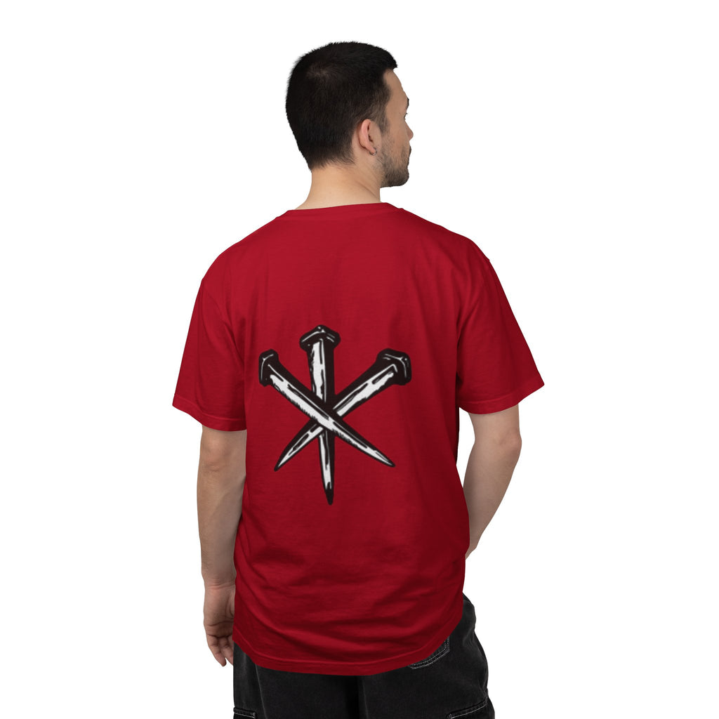 Statement T-Shirt — "Dead Pedophiles Don't Re-Offend" Gothic Text & Nails Graphic