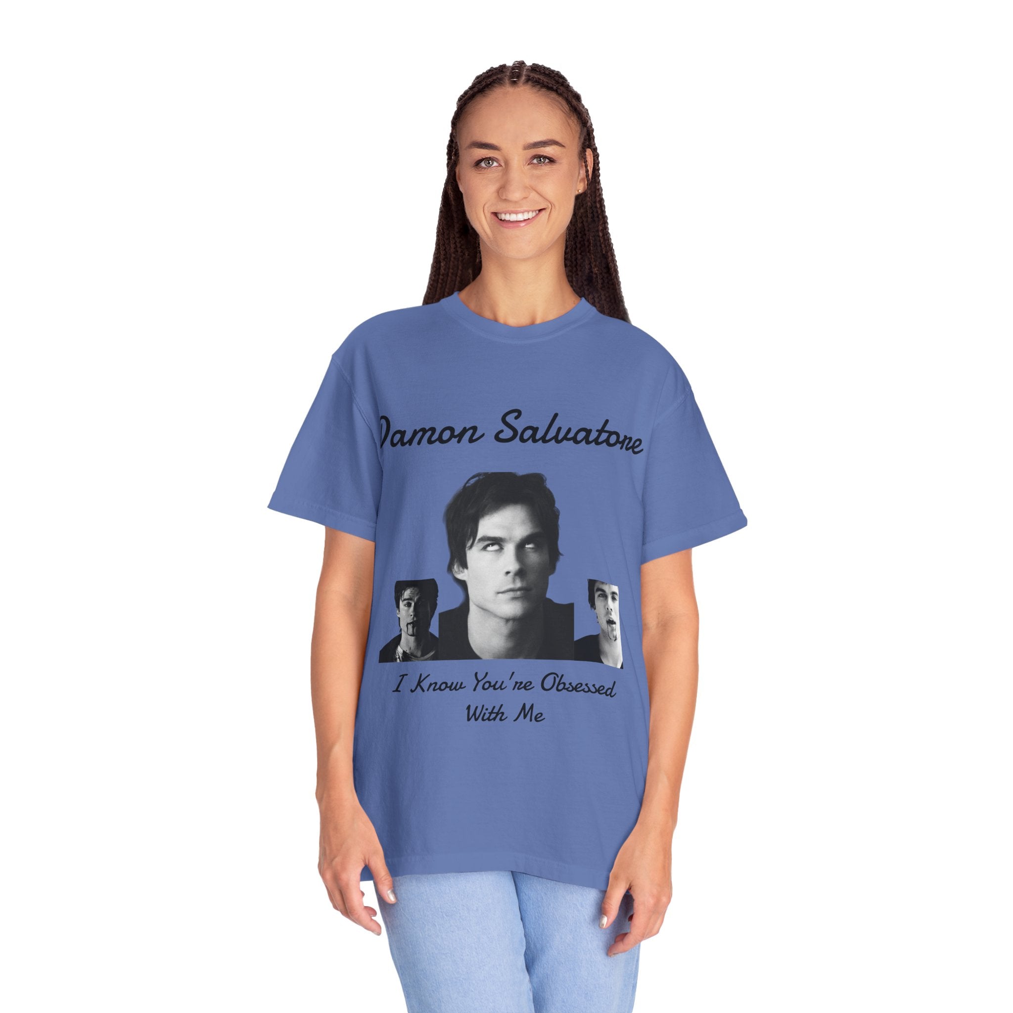 The Vampire Diaries Photo Tee — "Damon Salvatore: I Know You're Obsessed With Me"