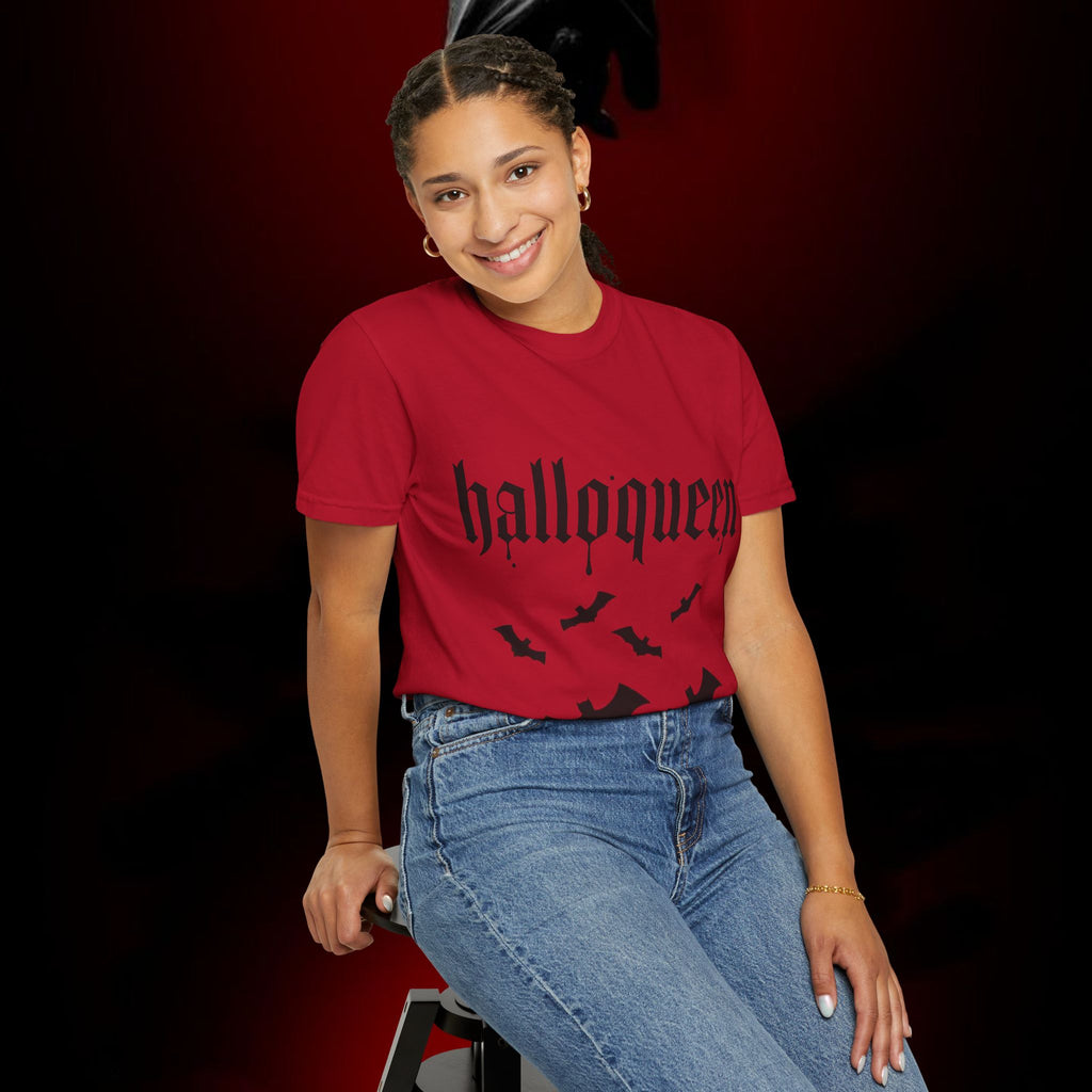 Halloqueen Unisex Garment-Dyed T-shirt