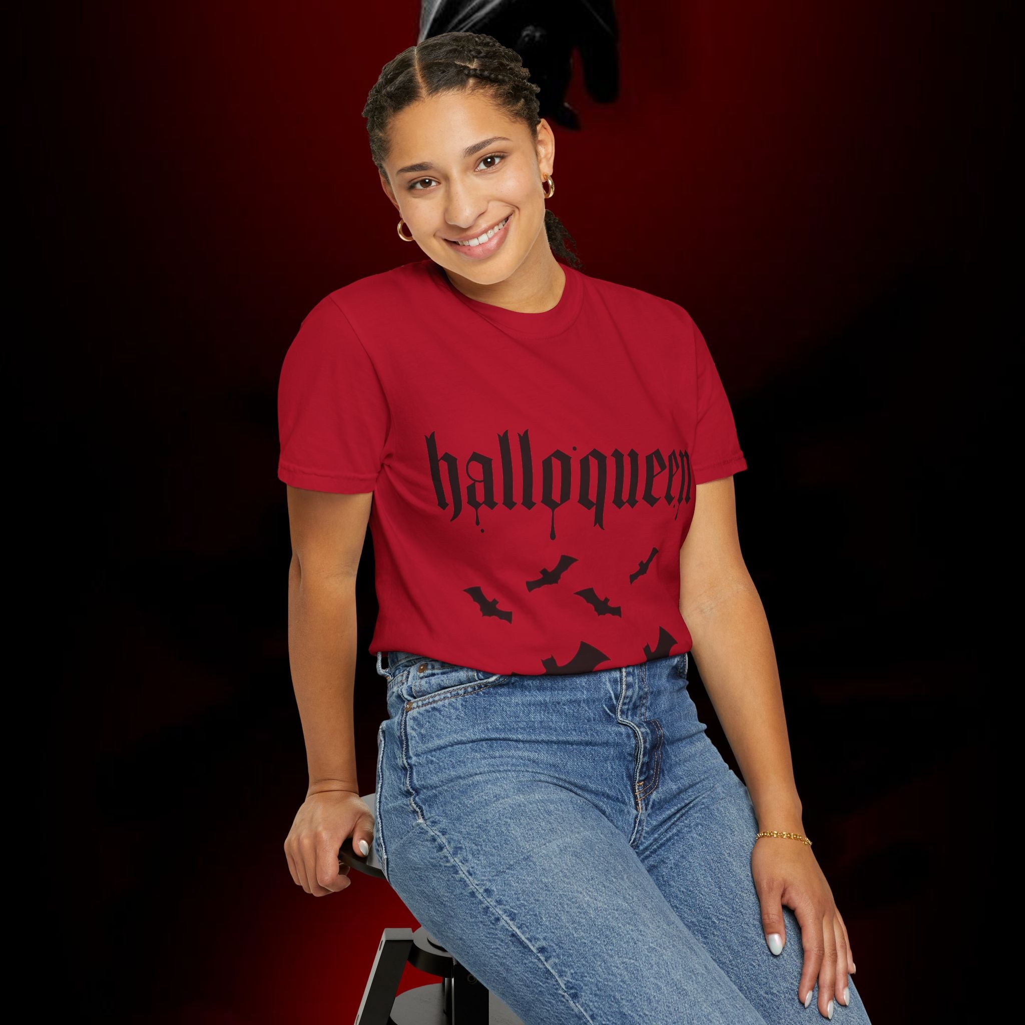 Halloqueen Unisex Garment-Dyed T-shirt
