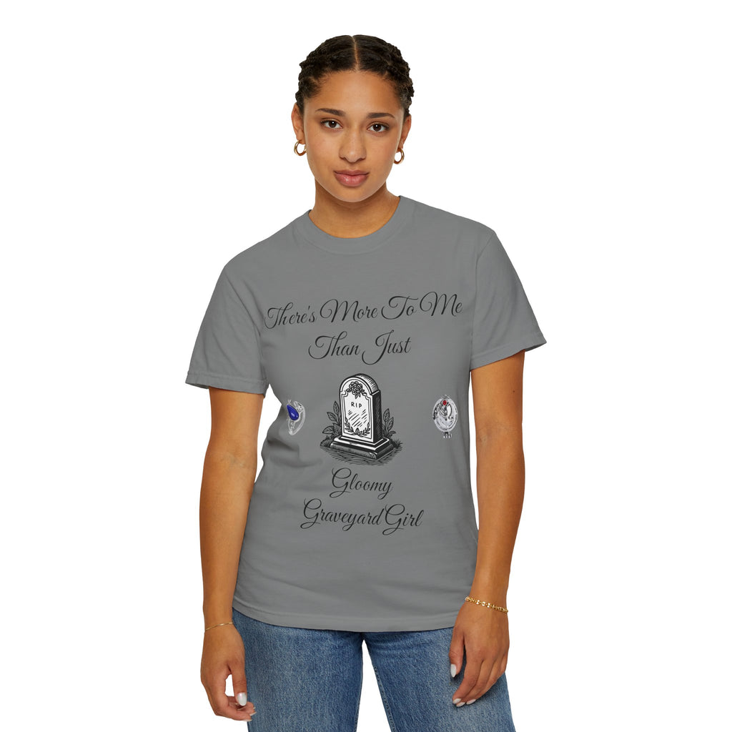 Elena Gilbert-Gloomy Graveyard Girl T-Shirt — "There’s More to Me Than Just Gloomy Graveyard Girl"