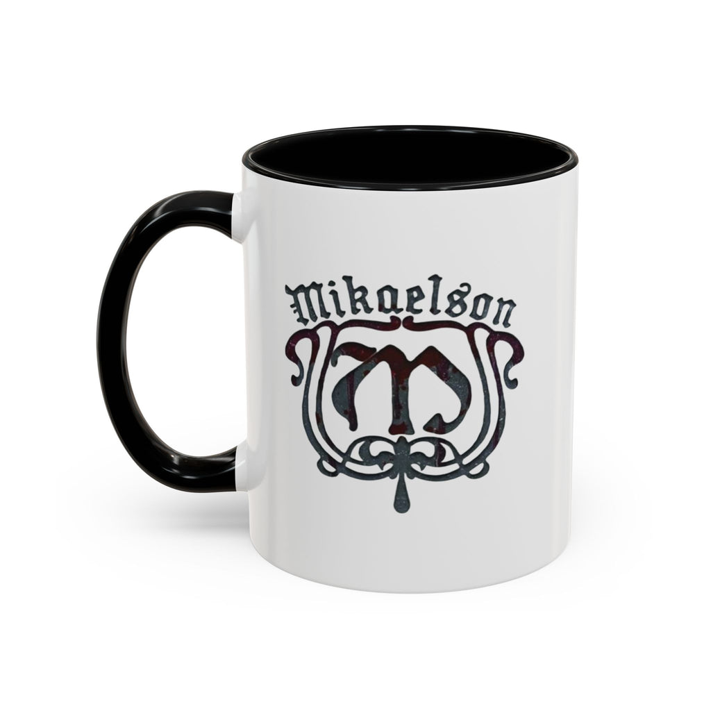Mikaelson Crest Accent Coffee Mug – Gothic Family Name Design (11/15 oz)