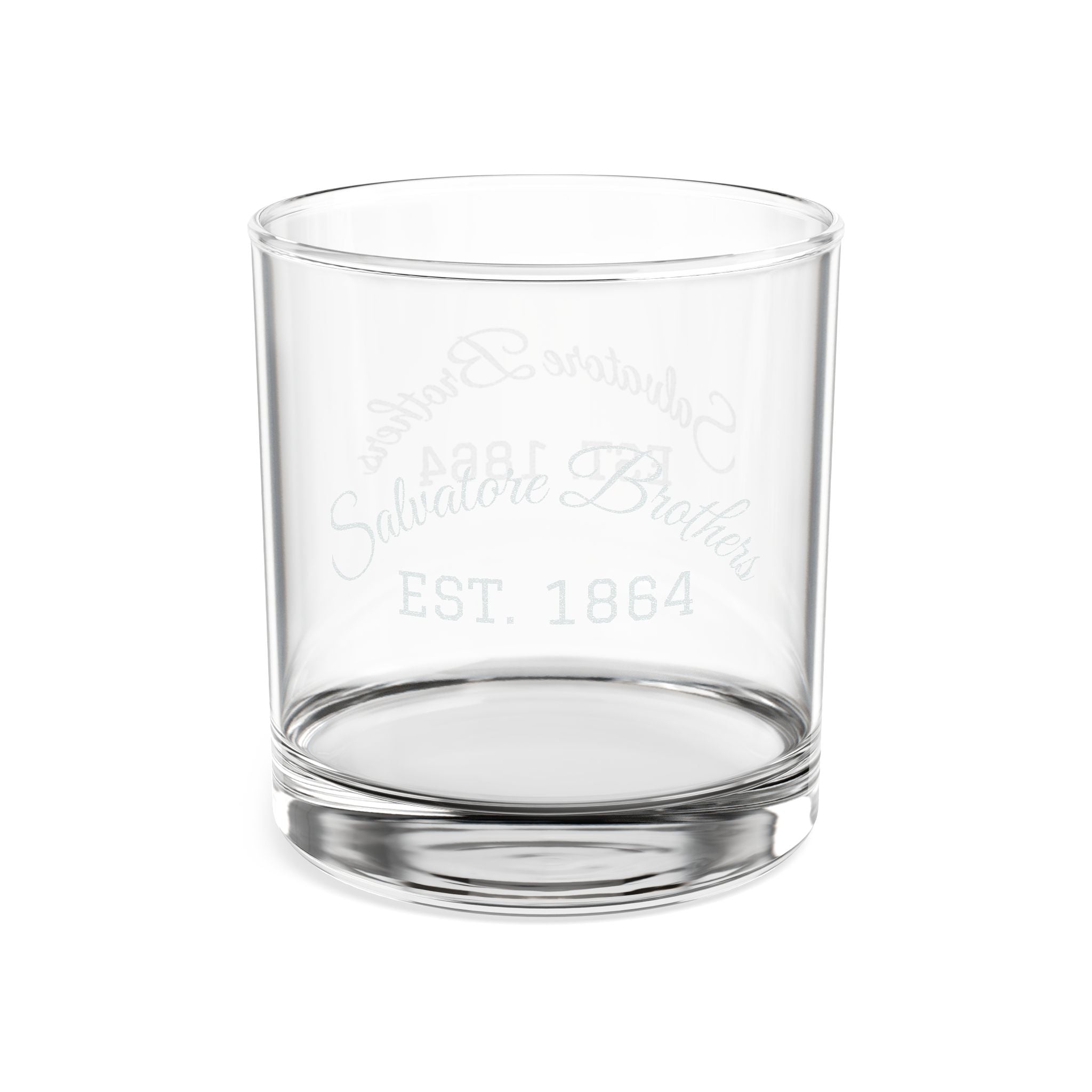 Engraved 10.5oz Whiskey Glass – Personalized Vintage 'EST. 1864' Salvatore Brothers