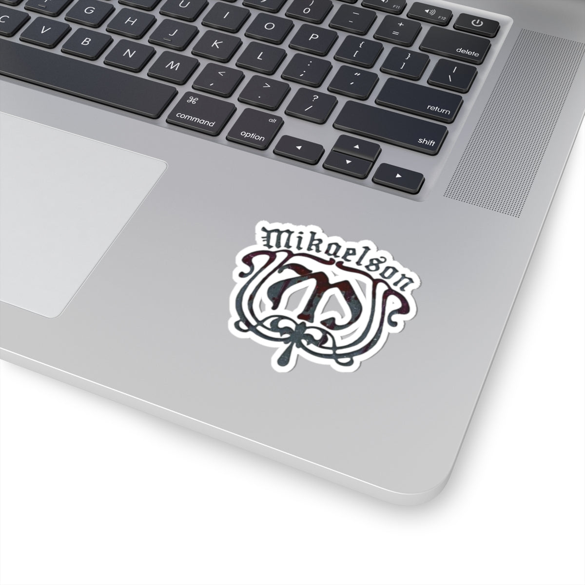 Mikaelson Gothic Crest Sticker — Kiss-Cut Laptop Decal