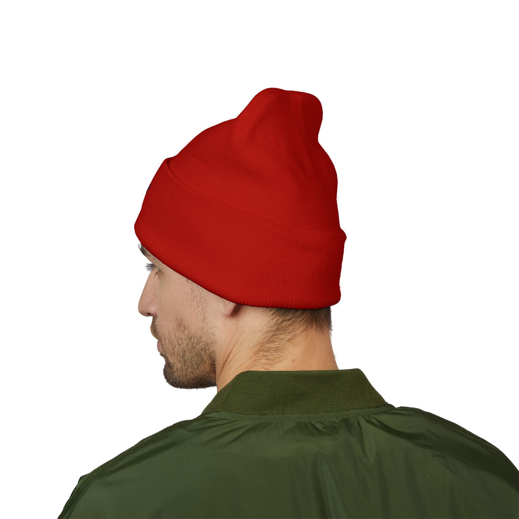 Embroidered Mikaelson Crest Cuffed Beanie — Classic Script Logo Winter Hat