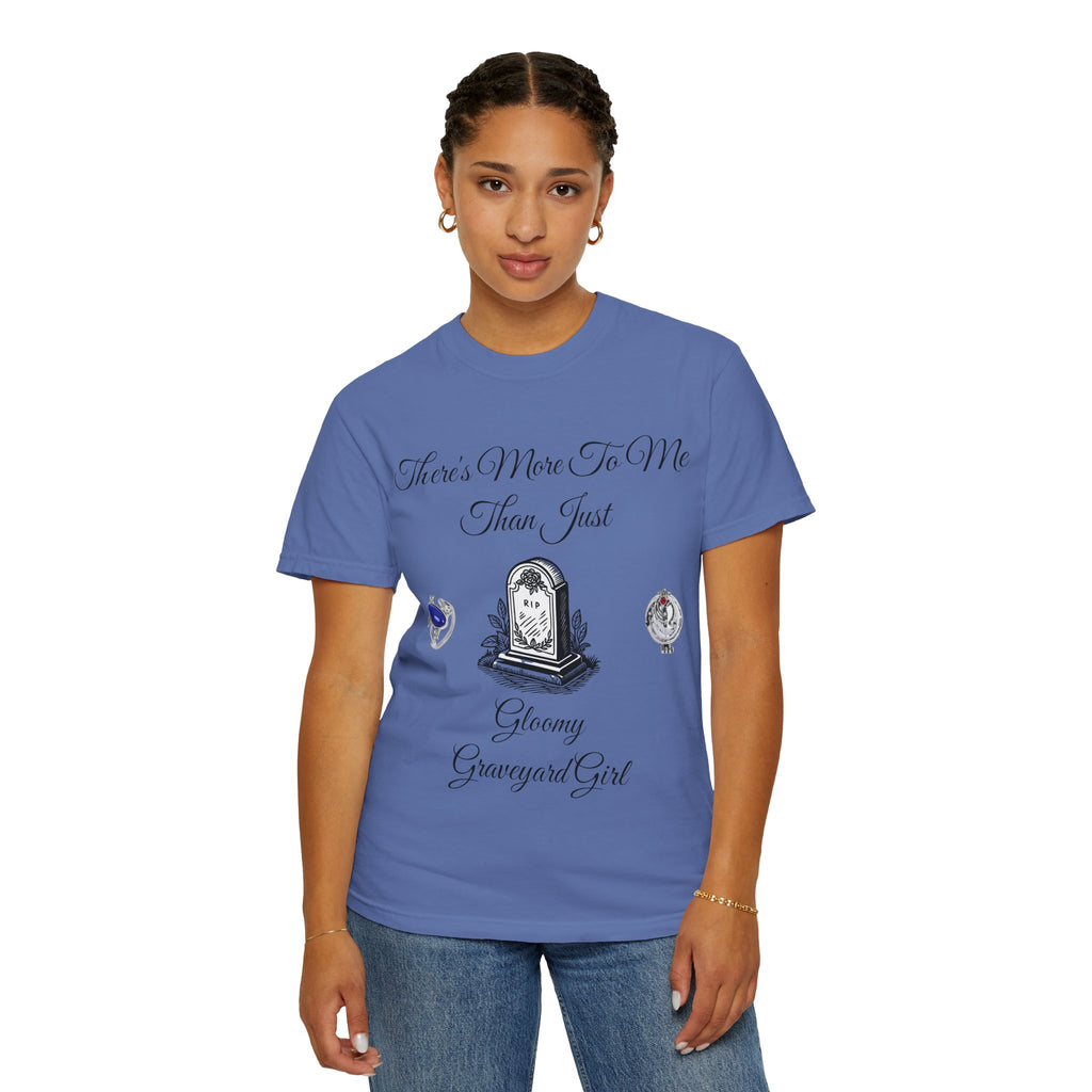 Elena Gilbert-Gloomy Graveyard Girl T-Shirt — "There’s More to Me Than Just Gloomy Graveyard Girl"