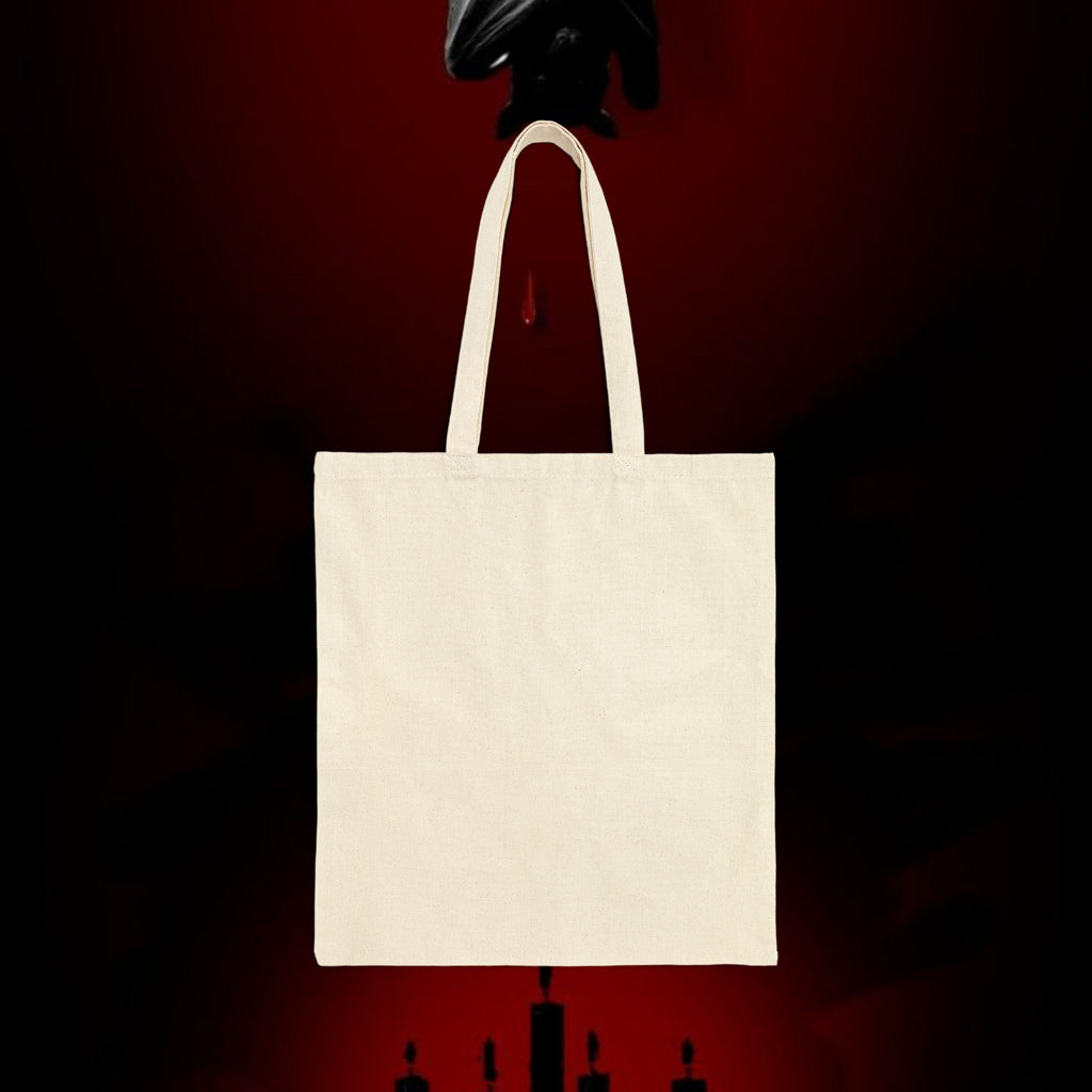 As Above So Below Canvas Tote Bag – Gothic Mystic Cotton Shopper