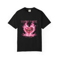 Vampire Barbie Pink Flaming Heart T-shirt | Gothic Cute Graphic Tee