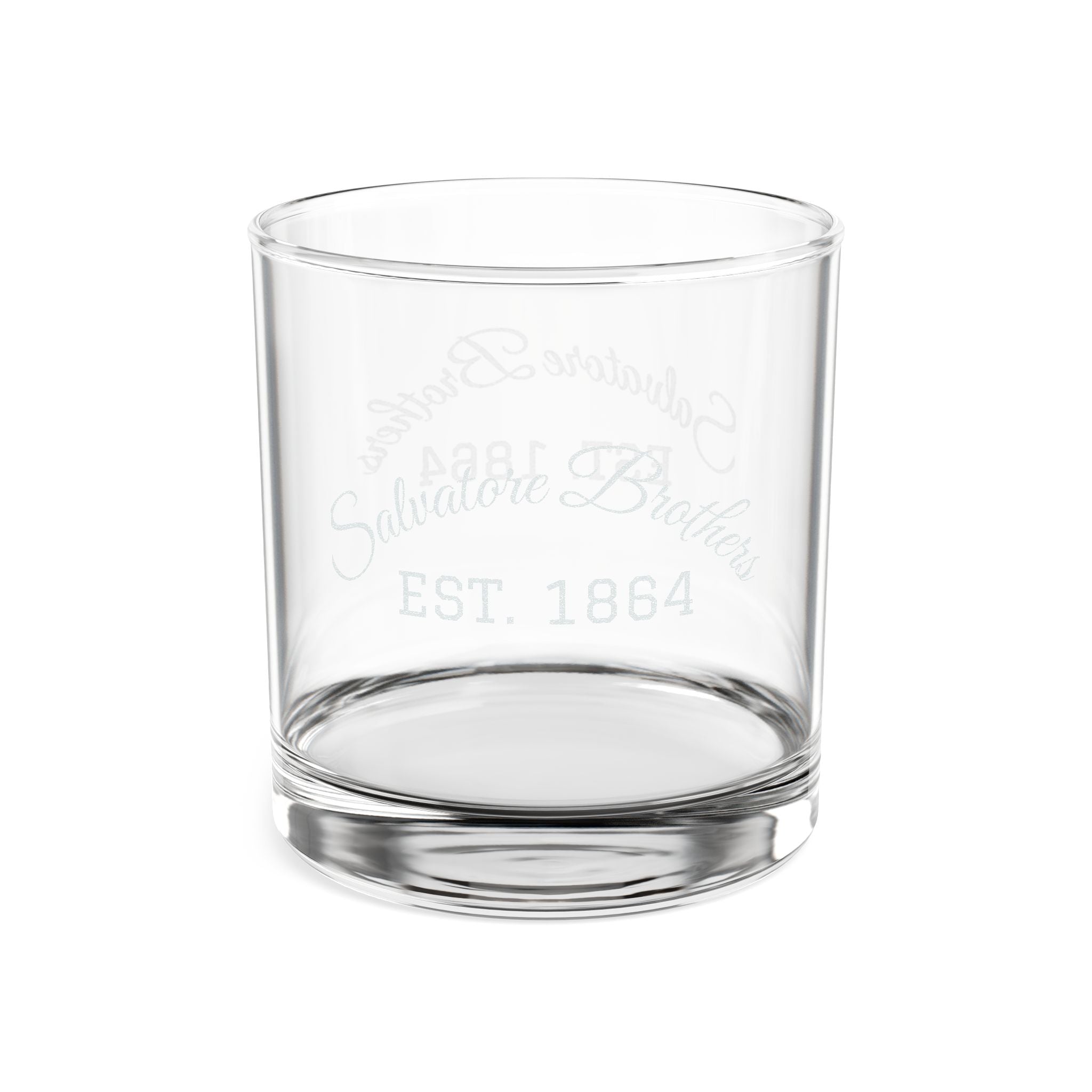 Engraved 10.5oz Whiskey Glass – Personalized Vintage 'EST. 1864' Salvatore Brothers