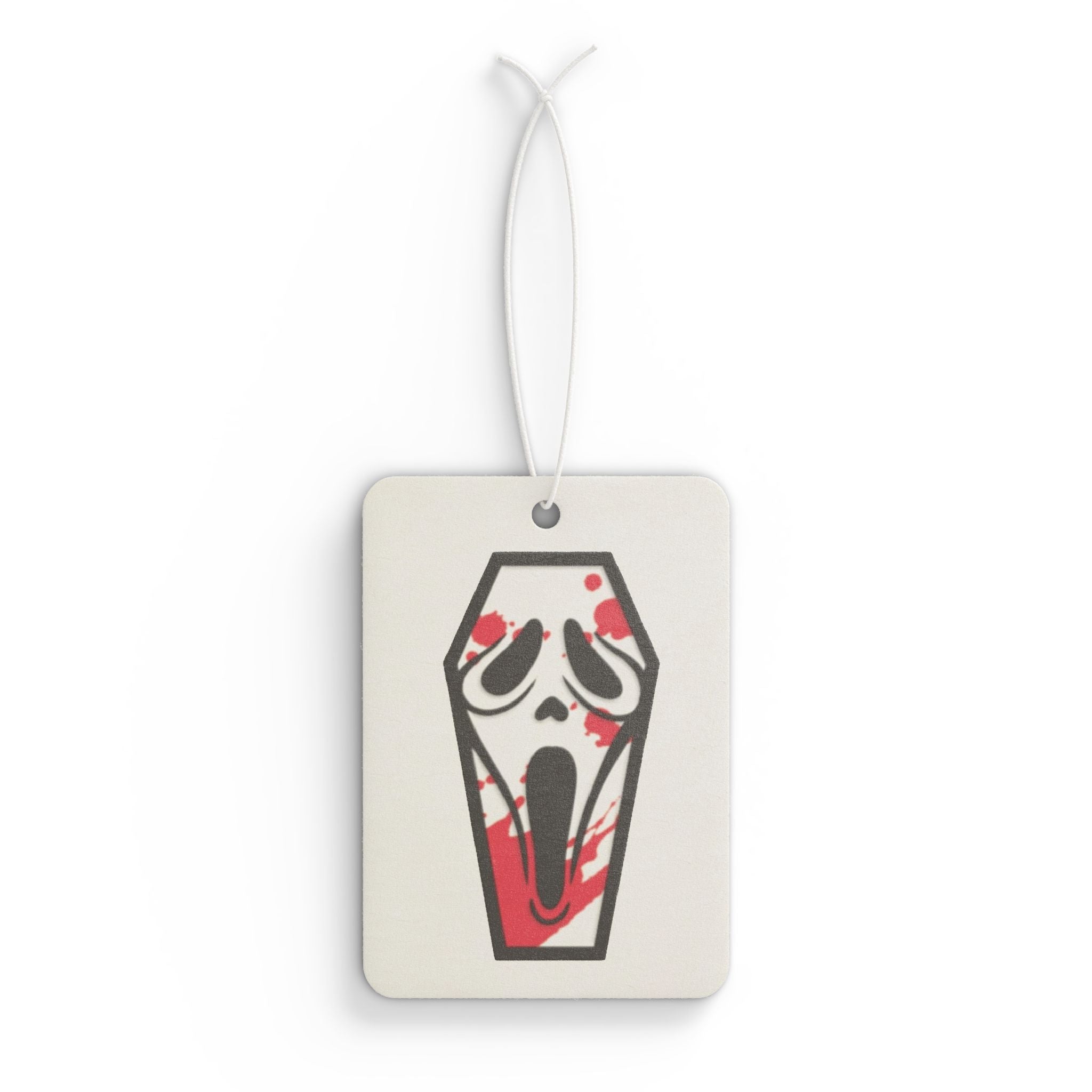 Coffin Scream Car Air Freshener — Horror Blood Drip