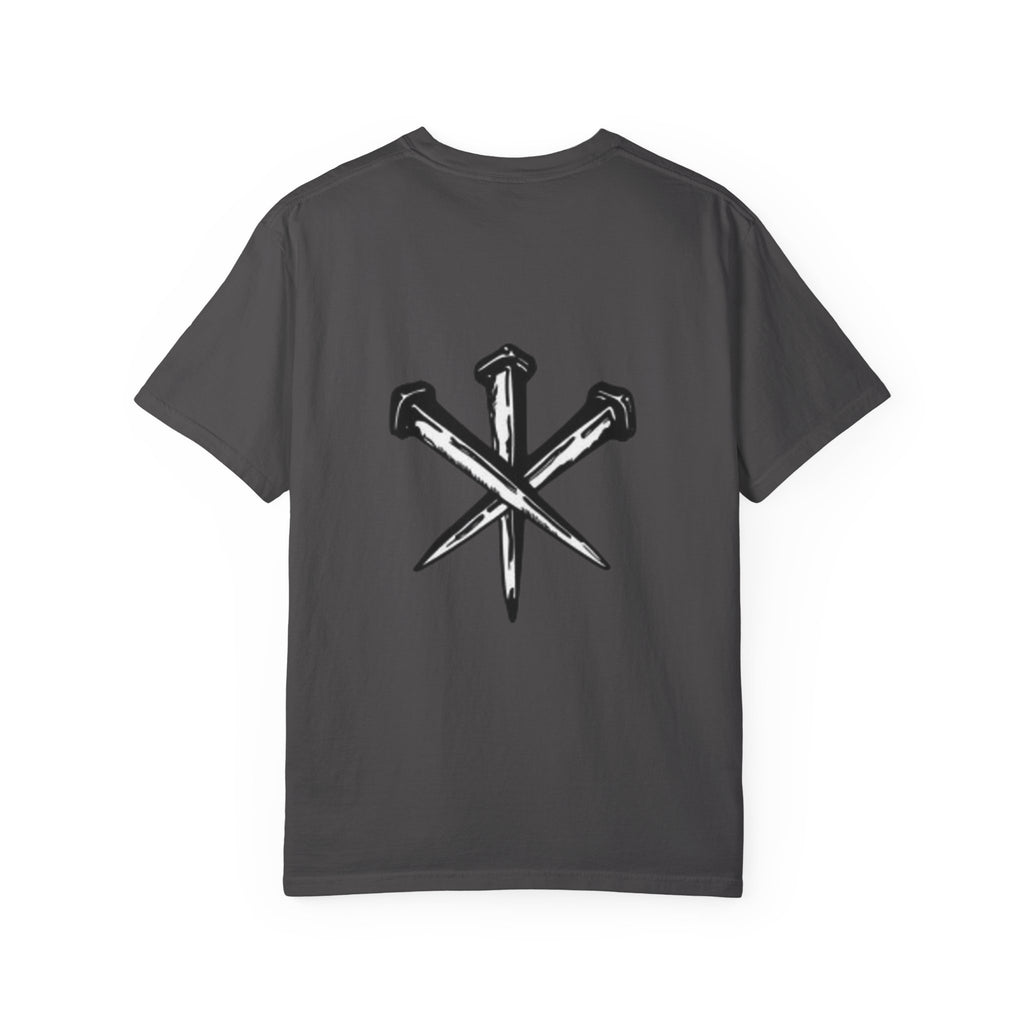 Statement T-Shirt — "Dead Pedophiles Don't Re-Offend" Gothic Text & Nails Graphic