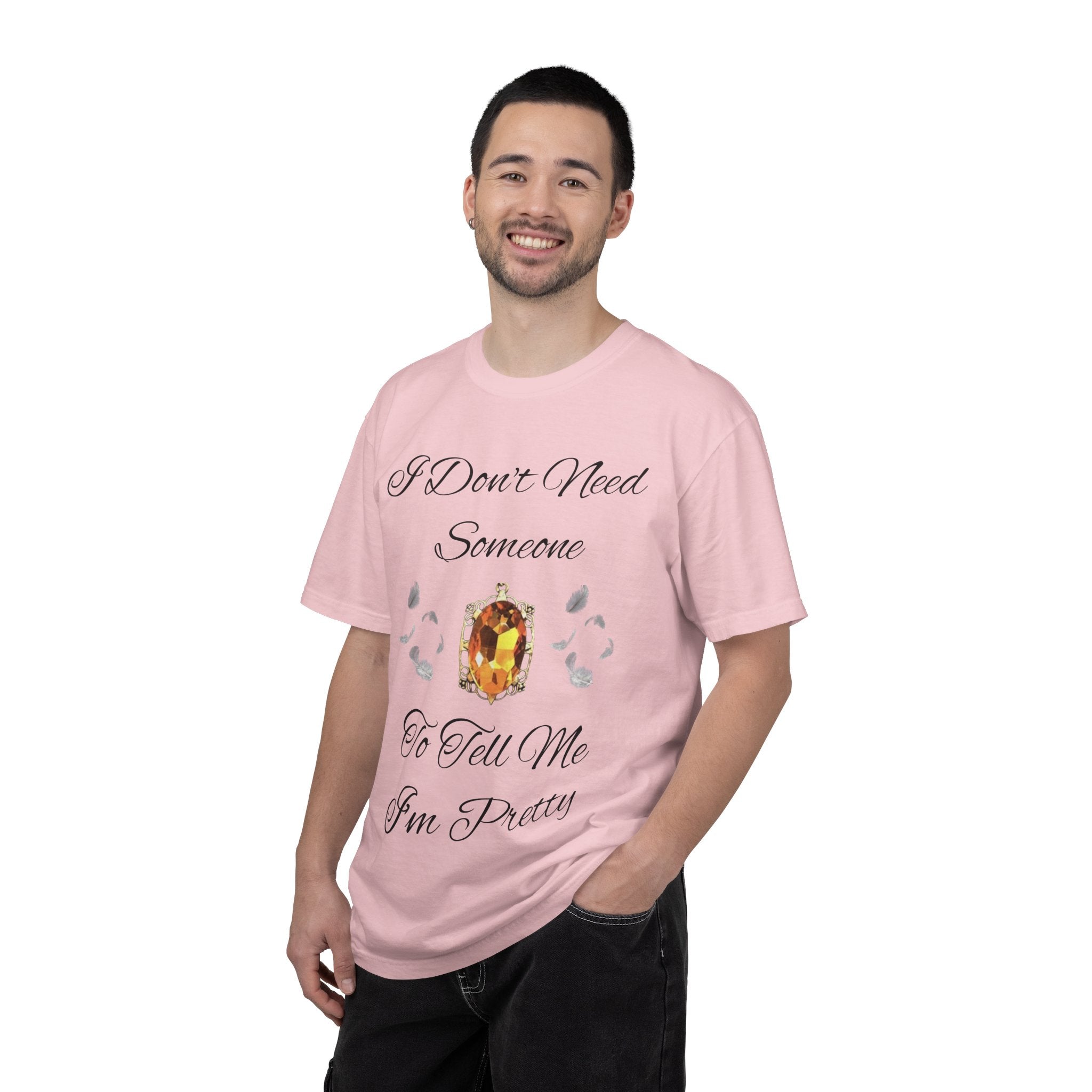 Bonnie Bennett Statement Tee — "I Don't Need Someone To Tell Me I'm Pretty" Gem Graphic Vampire Diaries