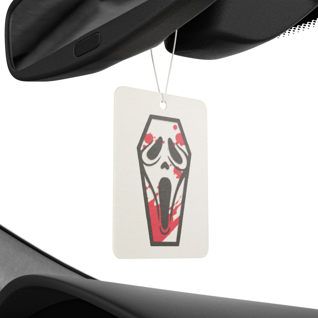 Coffin Scream Car Air Freshener — Horror Blood Drip