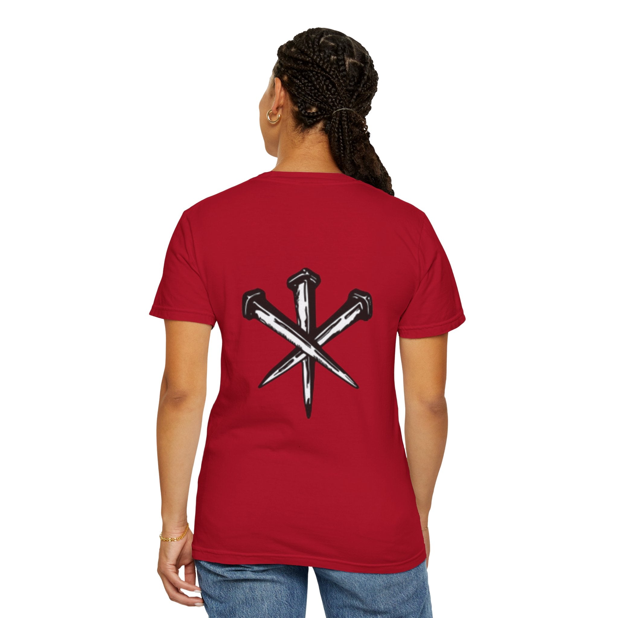 Statement T-Shirt — "Dead Pedophiles Don't Re-Offend" Gothic Text & Nails Graphic