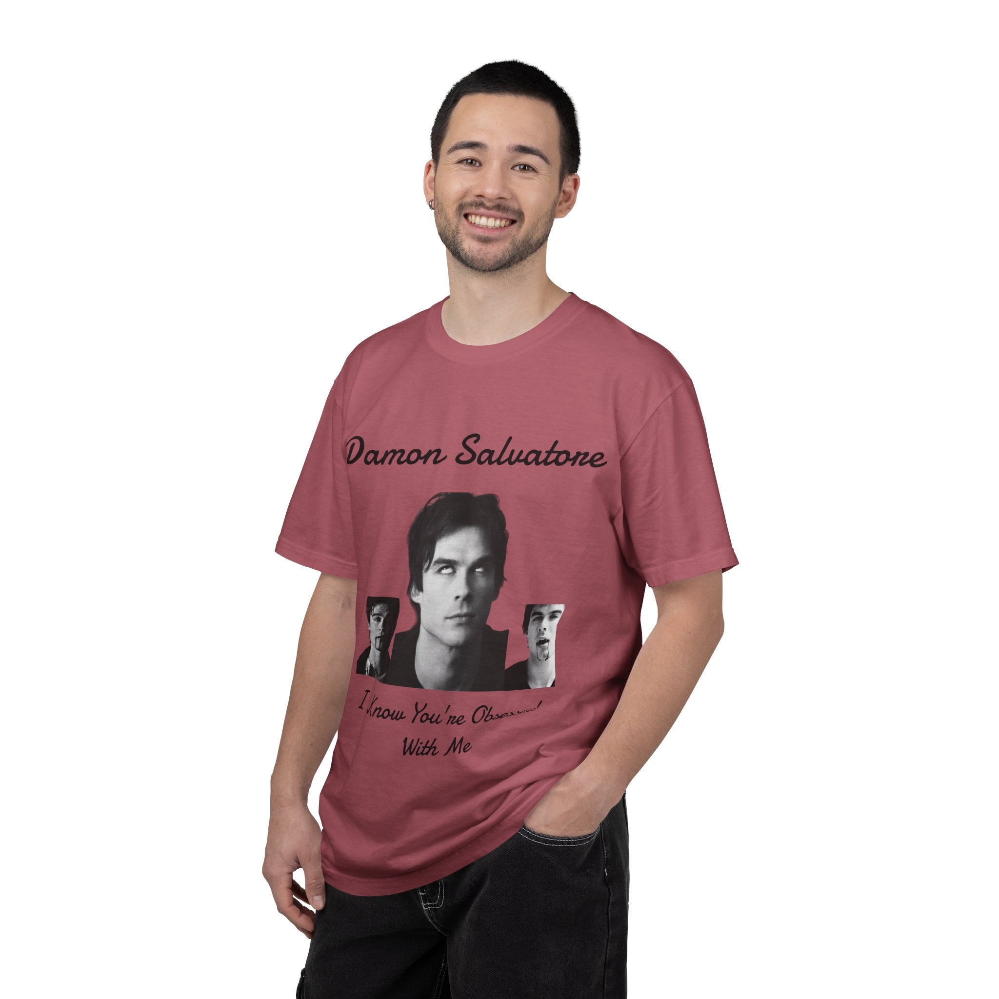 The Vampire Diaries Photo Tee — "Damon Salvatore: I Know You're Obsessed With Me"