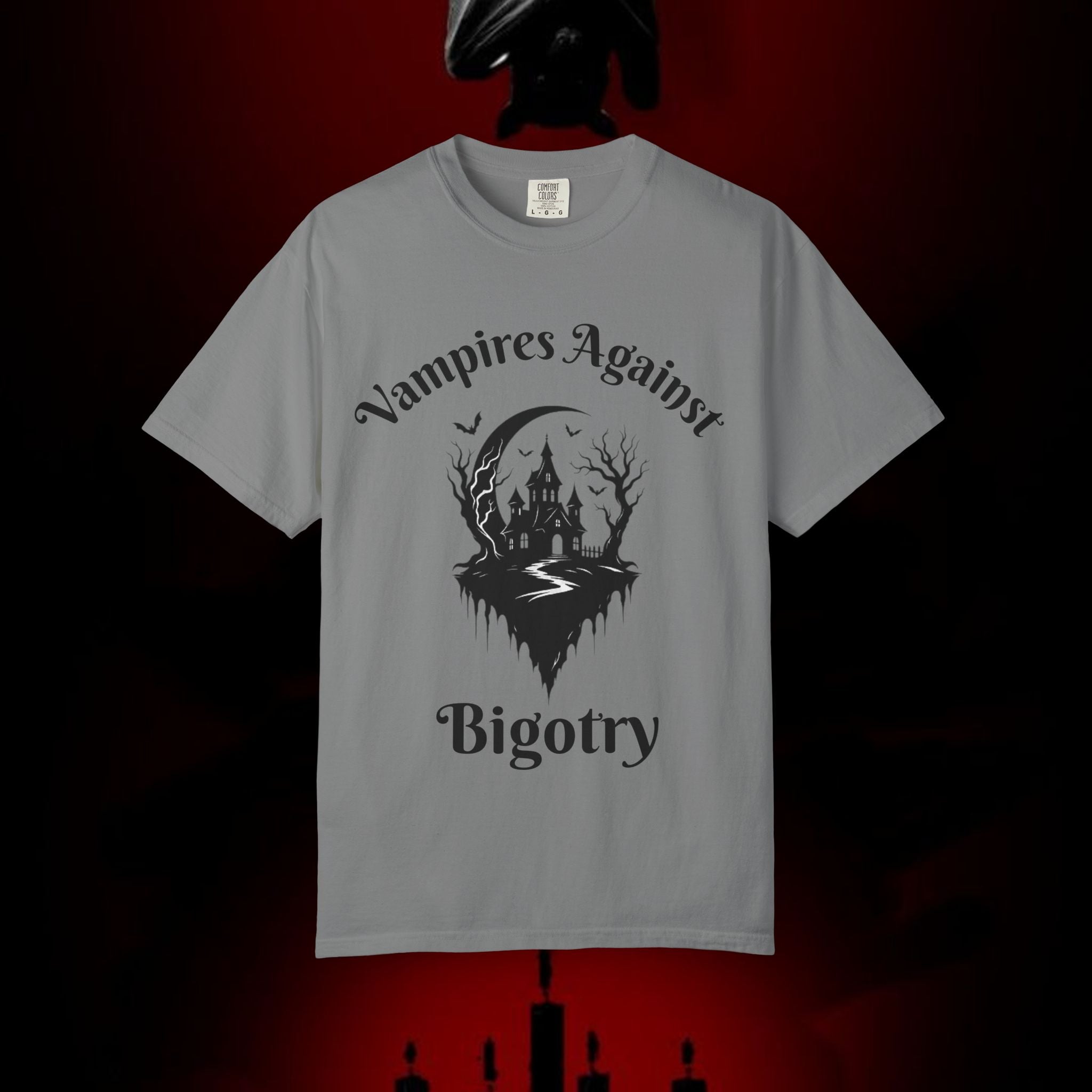 Vampire's Against Bigotry T-Shirt — Gothic Castle Anti-Bigotry Tee