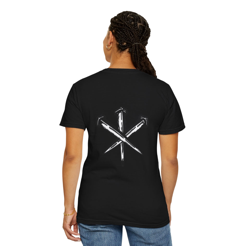 Statement T-Shirt — "Dead Pedophiles Don't Re-Offend" Gothic Text & Nails Graphic