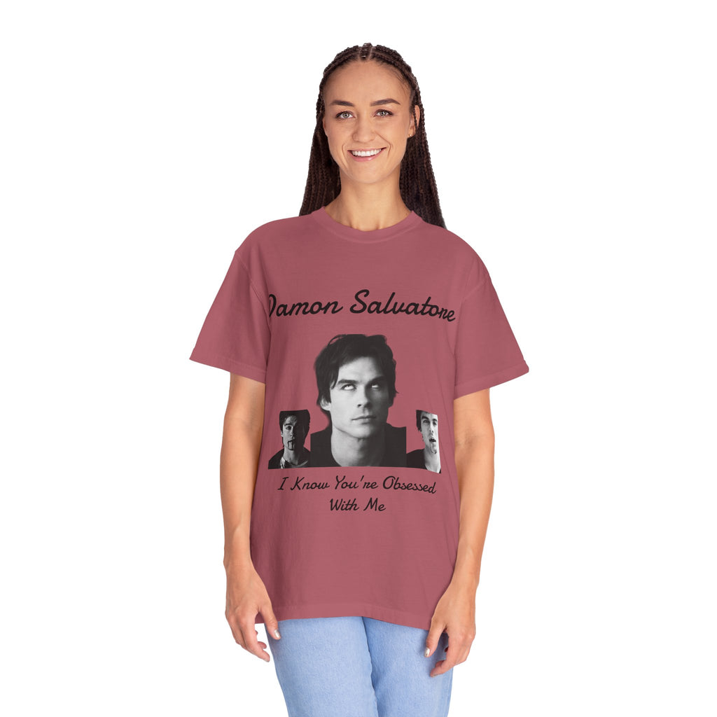 The Vampire Diaries Photo Tee — "Damon Salvatore: I Know You're Obsessed With Me"
