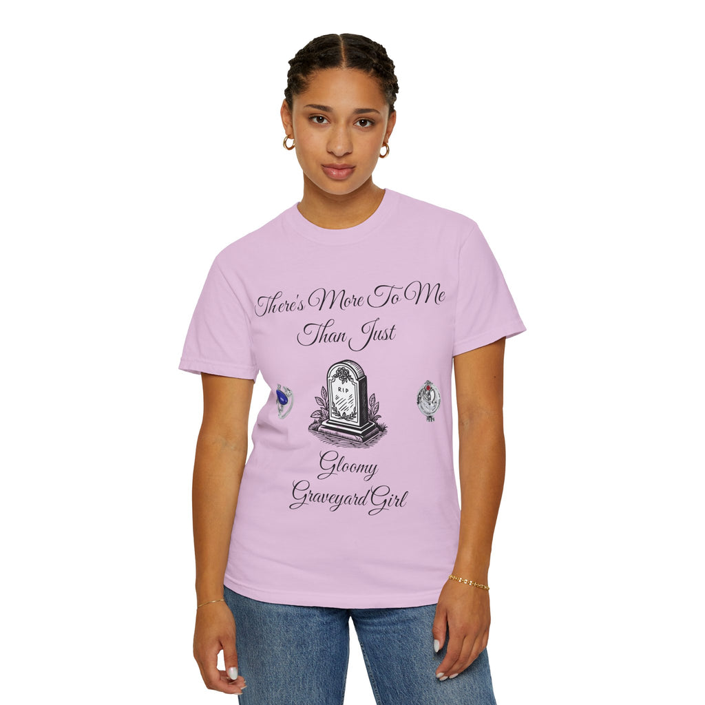 Elena Gilbert-Gloomy Graveyard Girl T-Shirt — "There’s More to Me Than Just Gloomy Graveyard Girl"