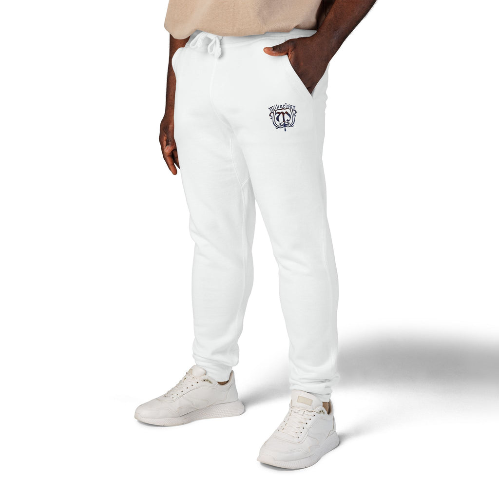 Embroidered Mikaelson Crest Sweatpants – Cozy Fleece Joggers