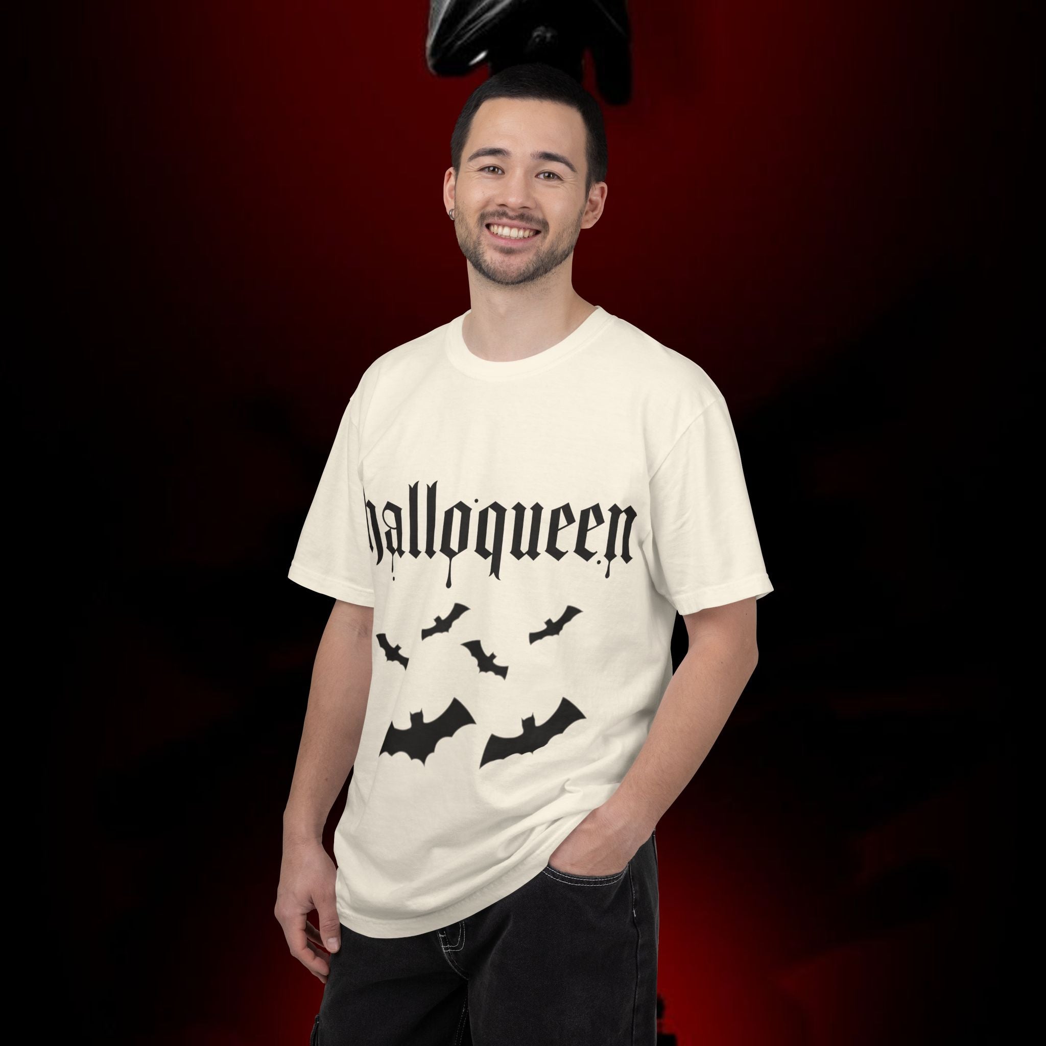 Halloqueen Unisex Garment-Dyed T-shirt