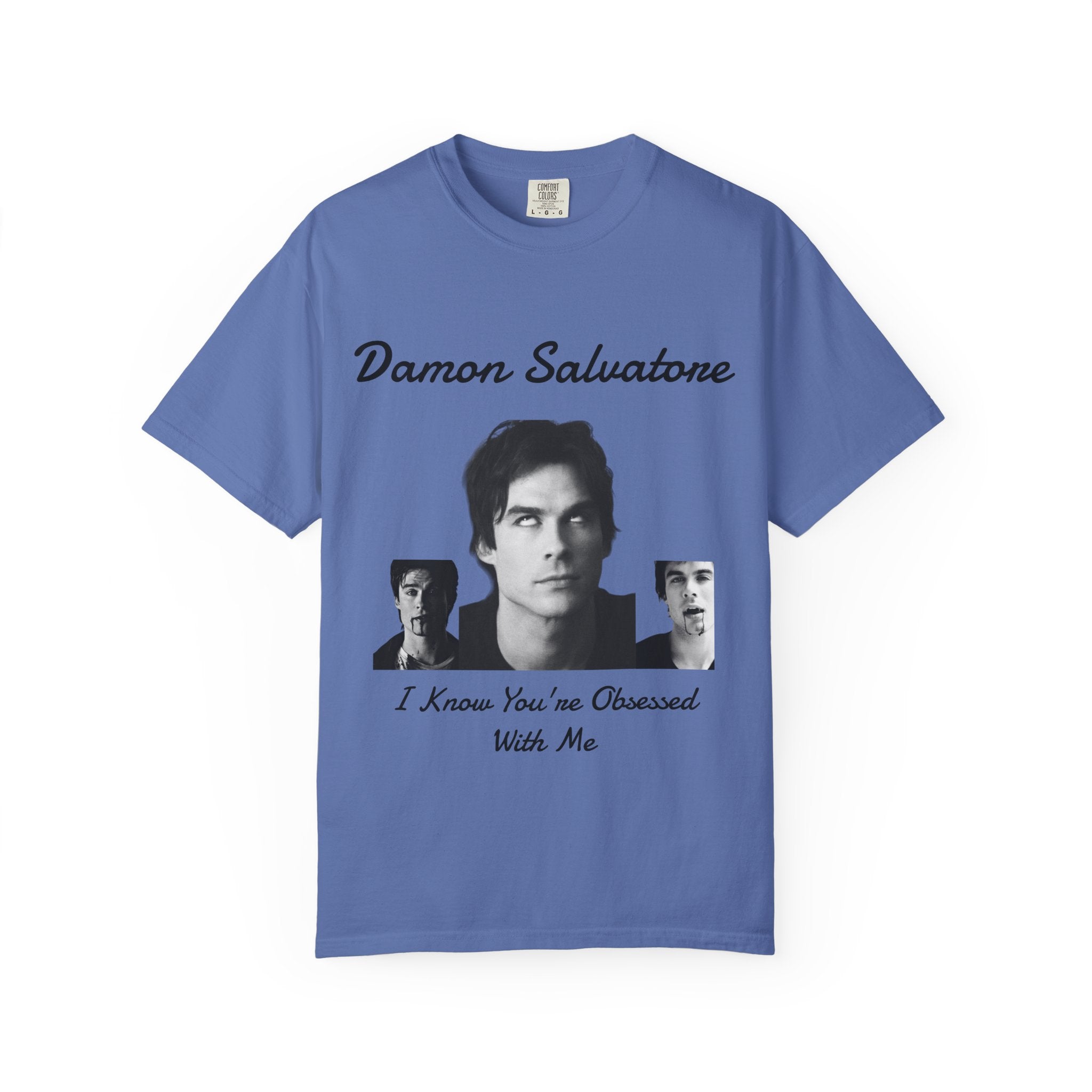 The Vampire Diaries Photo Tee — "Damon Salvatore: I Know You're Obsessed With Me"