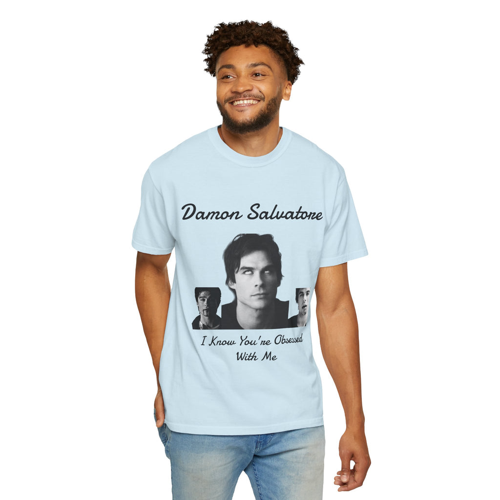 The Vampire Diaries Photo Tee — "Damon Salvatore: I Know You're Obsessed With Me"