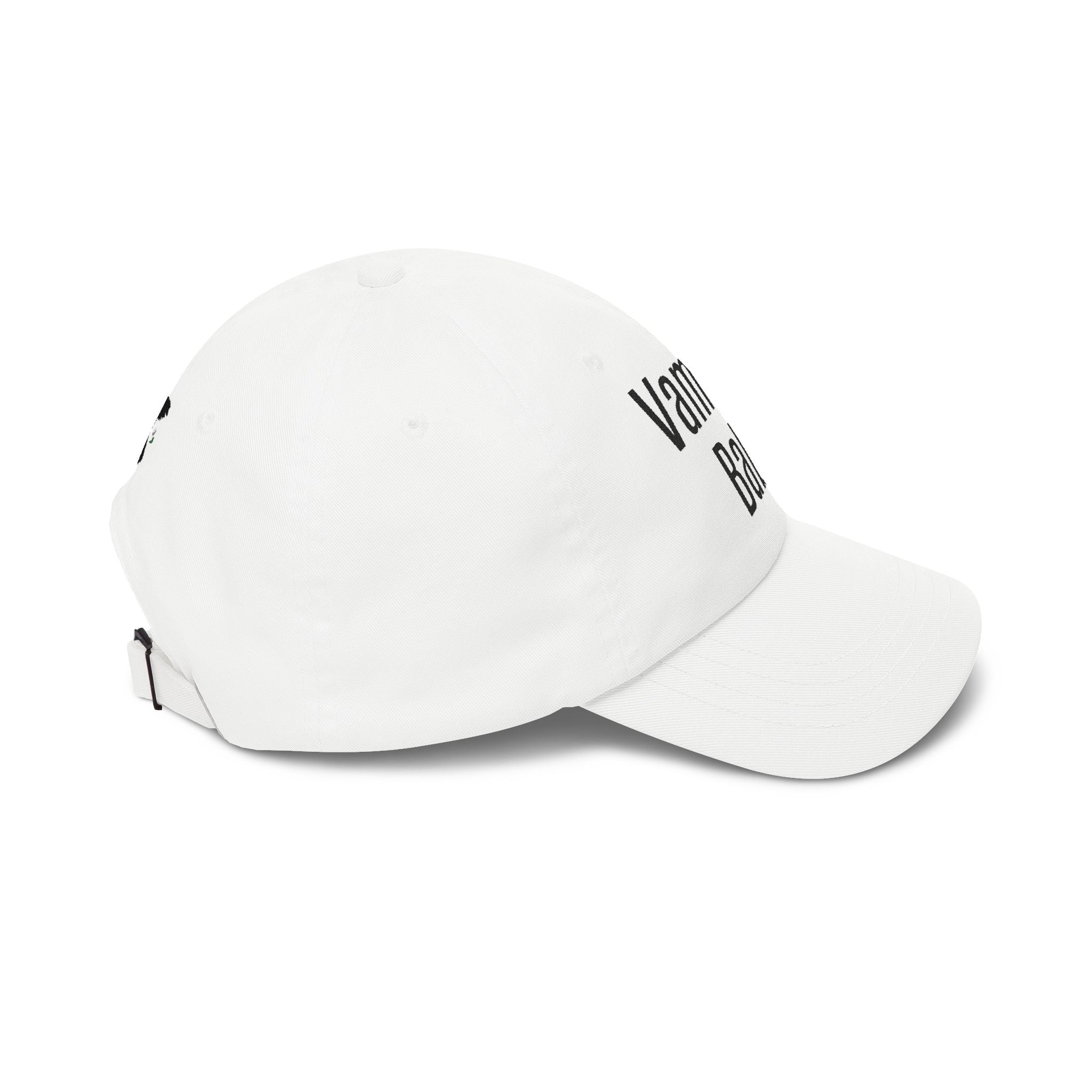 Vampire Babe Dad Cap Gothic Baseball Hat with Crow Accent