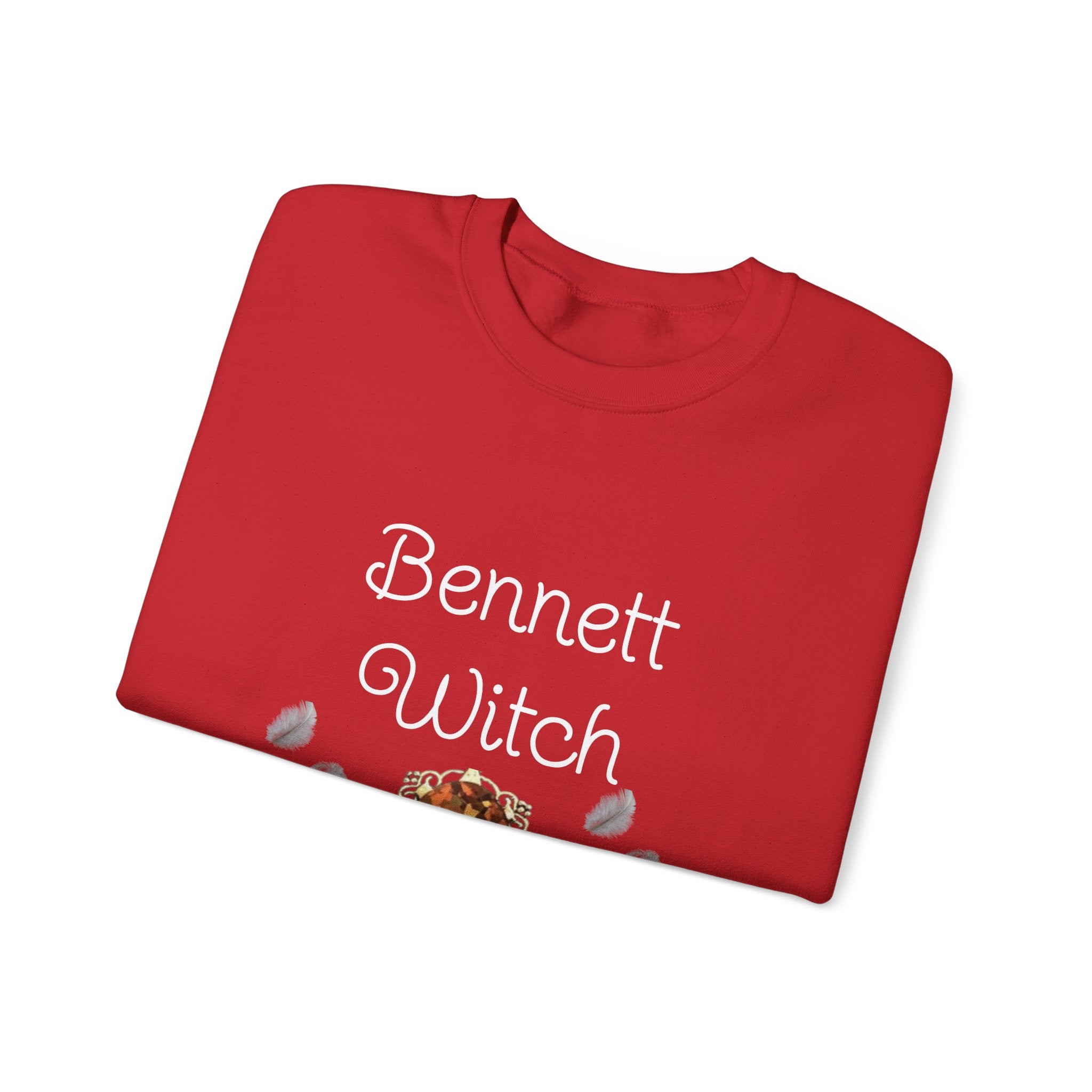 Bennett Witch — Bonnie Bennett — TVD — Gemstone Accent Crewneck Sweatshirt – Citrine Jewel Design