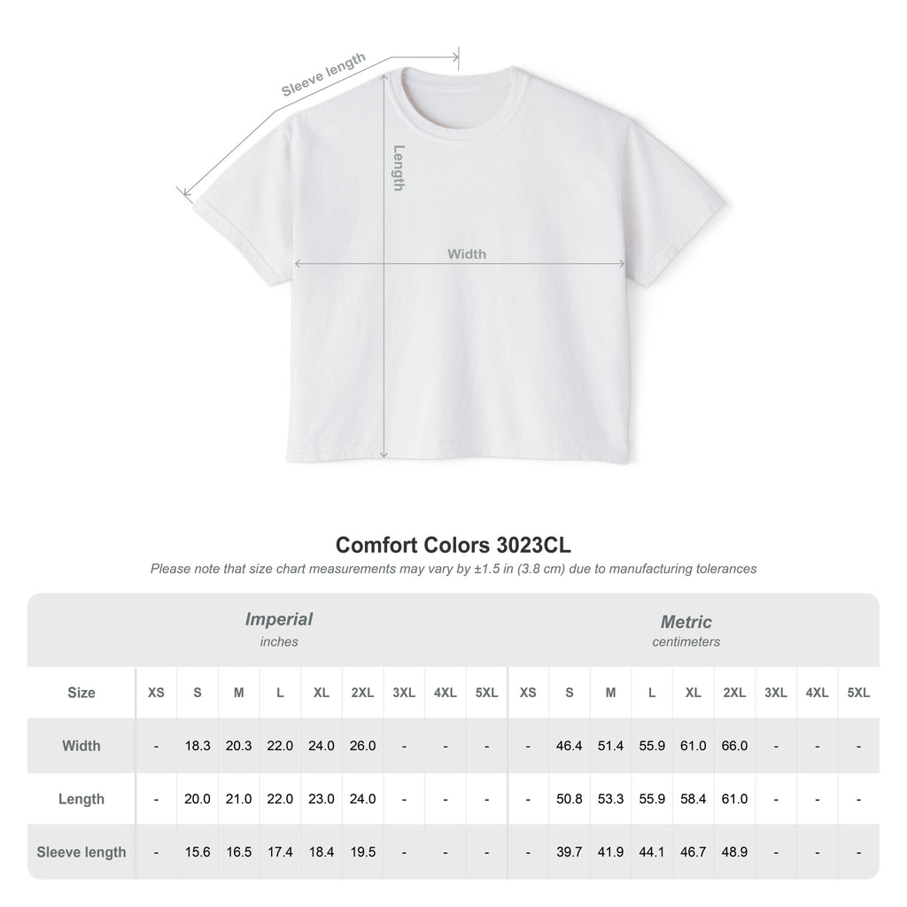 Boxy Tee — "Slut for a Salvatore" Graphic Crop Top