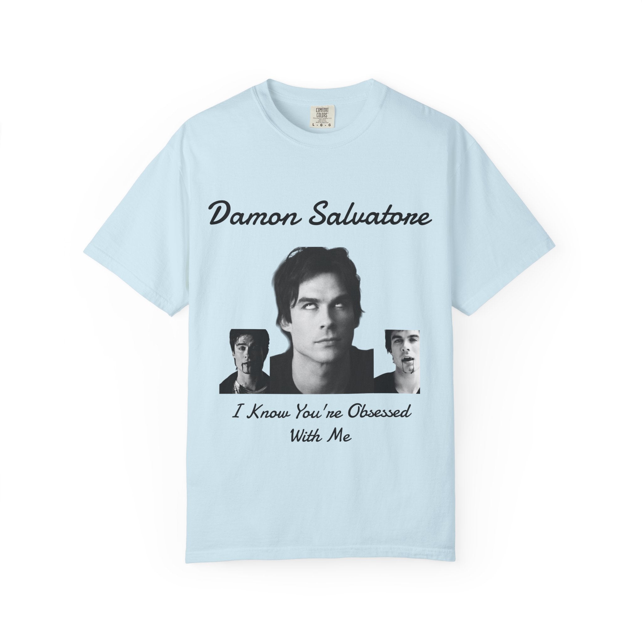 The Vampire Diaries Photo Tee — "Damon Salvatore: I Know You're Obsessed With Me"