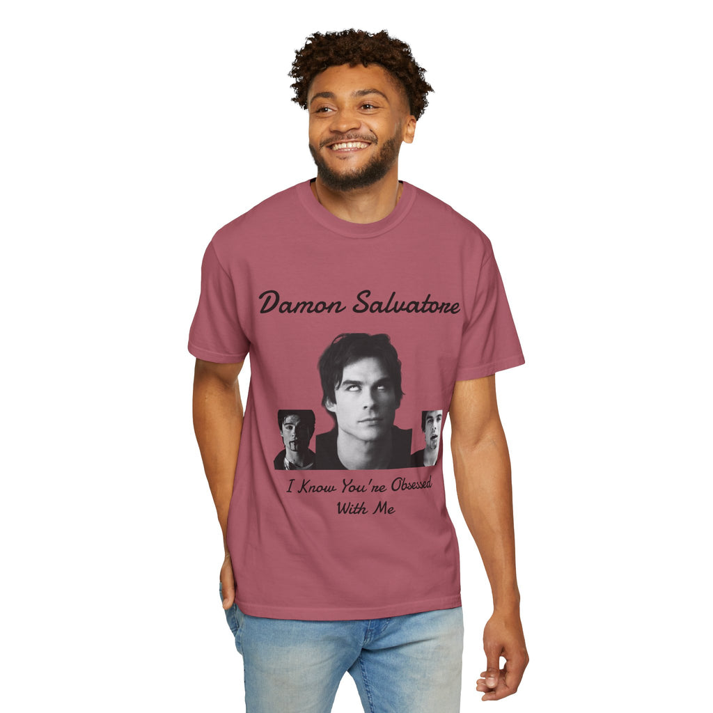 The Vampire Diaries Photo Tee — "Damon Salvatore: I Know You're Obsessed With Me"