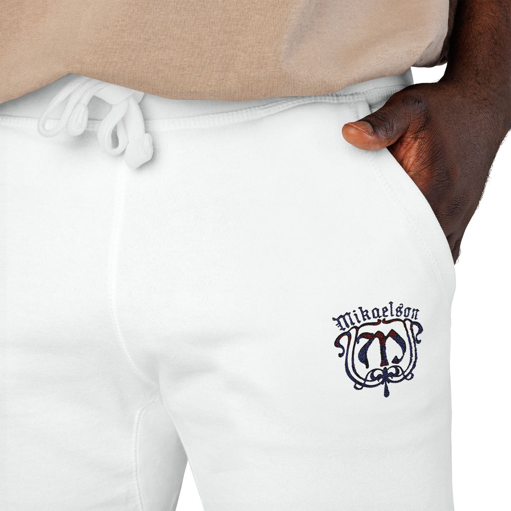 Embroidered Mikaelson Crest Sweatpants – Cozy Fleece Joggers
