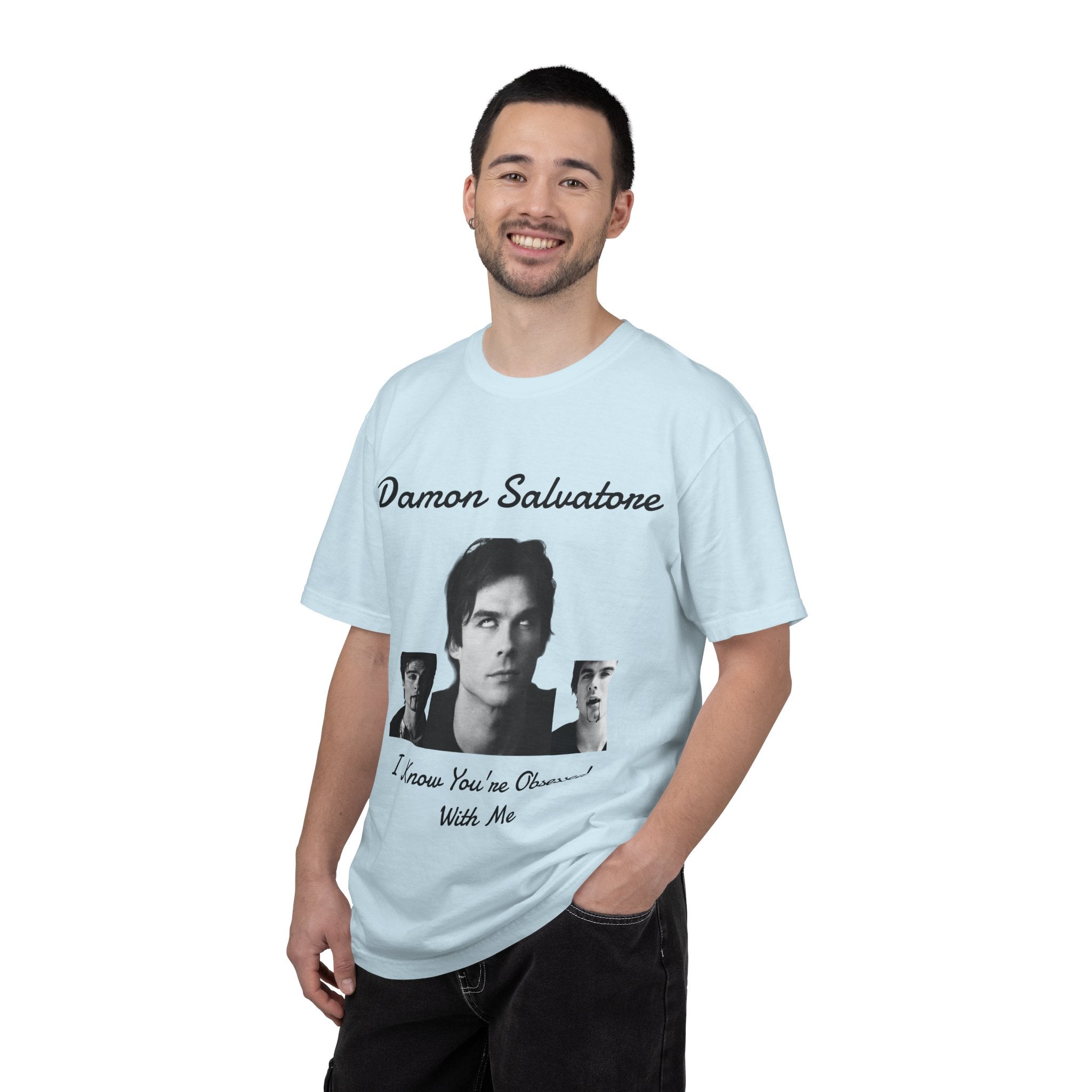 The Vampire Diaries Photo Tee — "Damon Salvatore: I Know You're Obsessed With Me"
